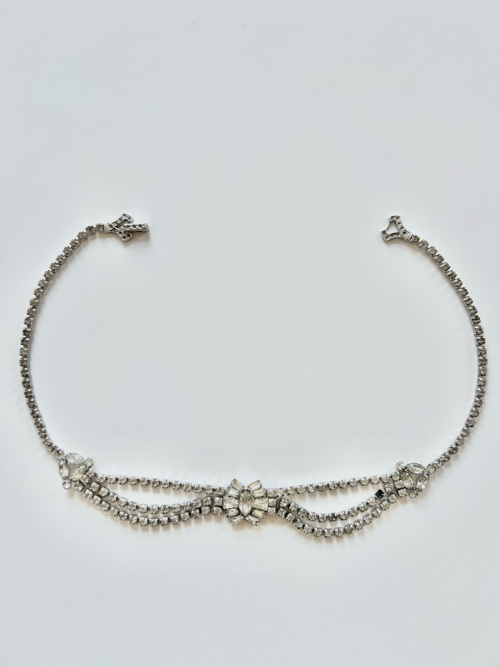 Vintage 1950s rhinestone necklace